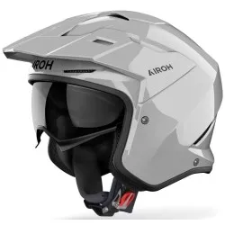 Κράνος μηχανής AIROH Kombakt Concrete Grey Gloss Κράνος μηχανής AIROH Kombakt Concrete Grey Gloss