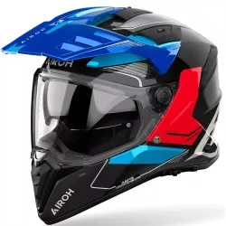 Κράνος μηχανής motocross AIROH BANDIT Tune Blue Red Gloss Κράνος μηχανής motocross AIROH BANDIT Tune Blue Red Gloss