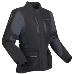 Γυναικείο μπουφάν μηχανής BERING Siberia Black/Gray