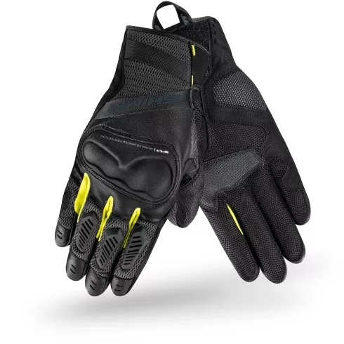 Γάντια μηχανής SHIMA HERO BLACK FLUO