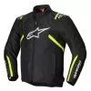 Μπουφάν μηχανής ALPINESTARS T-SPS V2 WP Black/White/Yellow Fluo