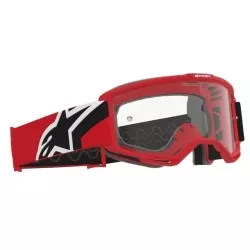 Μάσκα μηχανής motocross ALPINESTARS VISION OTG RED/BLK/WH Clear Μάσκα μηχανής motocross ALPINESTARS VISION OTG RED/BLK/WH Clear