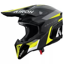 Κράνος motocross AIROH WRAAAP Conquer Yellow Matt Κράνος motocross AIROH WRAAAP Conquer Yellow Matt