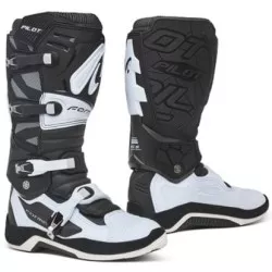 Μπότες μηχανής motocross FORMA Pilot BLACK/WHITE