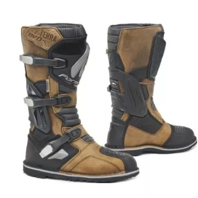 Μπότες μηχανής SHIMA Terra Evo Dry WP Brown