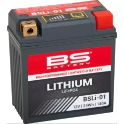 Μπαταρία μοτοσυκλέτας λιθίου BS BATTERY BATTERY LITHIUM BSLI-01 Μπαταρία μοτοσυκλέτας λιθίου BS BATTERY BATTERY LITHIUM BSLI-01