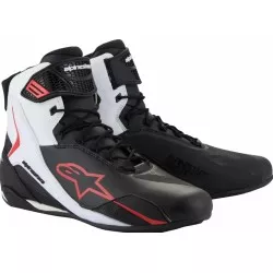 Μπότες μηχανής ALPINESTARS FASTER-4 BLK/WHT/RD Μπότες μηχανής ALPINESTARS FASTER-4 BLK/WHT/RD