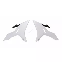 Προστατευτικό ψυγείου μοτοσυκλέτας RACETECH Yamaha YZ125/250 White