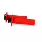 Χειρολαβές μοτοσυκλέτας RACETECH Lock On Neon Red thumb