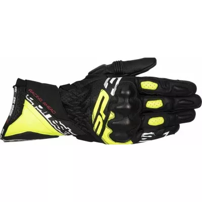 Γάντια μηχανής ALPINESTARS SP-3 BLK/FLUO YEL/WHT