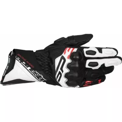Γάντια μηχανής ALPINESTARS SP-3 BLK/WHT/RD FLUO