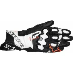 Δερμάτινα γάντια μηχανής ALPINESTARS GP+ R V3 LTHR BK/WT/RD Δερμάτινα γάντια μηχανής ALPINESTARS GP+ R V3 LTHR BK/WT/RD