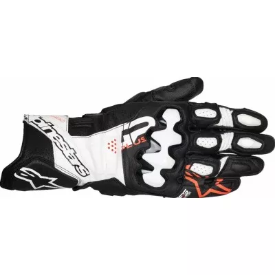 Δερμάτινα γάντια μηχανής ALPINESTARS GP+ R V3 LTHR BK/WT/RD
