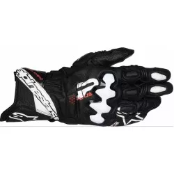 Δερμάτινα γάντια μηχανής ALPINESTARS GP+ R V3 LTHR BLK/WHT Δερμάτινα γάντια μηχανής ALPINESTARS GP+ R V3 LTHR BLK/WHT