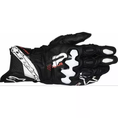 Δερμάτινα γάντια μηχανής ALPINESTARS GP+ R V3 LTHR BLK/WHT