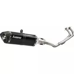 Ολόκληρο σύστημα εξάτμισης AKRAPOVIC RAC SS/CF MAXSYM