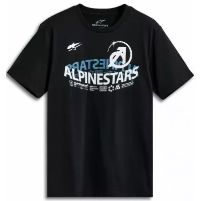 Κοντομάνικο μπλουζάκι ALPINESTARS CSF SEMICIRCLE BLACK