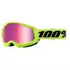 Μάσκα motocross 100% STRATA2 NEON YEL MR PK Μάσκα motocross 100% STRATA2 NEON YEL MR PK