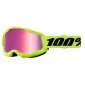 Μάσκα motocross 100% STRATA2 NEON YEL MR PK
