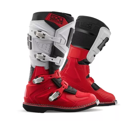 Μπότες μηχανής motocross GAERNE GX1 RED/WHITE Μπότες μηχανής motocross GAERNE GX1 RED/WHITE