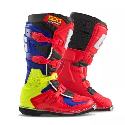 Μπότες μηχανής motocross GAERNE GX1 RED MULTI
