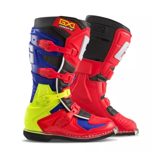 Μπότες μηχανής motocross GAERNE GX1 RED MULTI Μπότες μηχανής motocross GAERNE GX1 RED MULTI