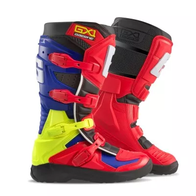 Μπότες μηχανής motocross GAERNE GX1 EVO RED MULTI