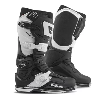 Μπότες μηχανής motocross GAERNE SG22 BLACK/WHITE