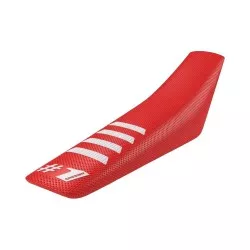 Κάλυμμα σέλας ONEGRIPPER RIBBED Red/White - UNIVERSAL