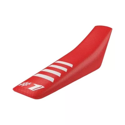 Κάλυμμα σέλας ONEGRIPPER RIBBED Red/White - UNIVERSAL