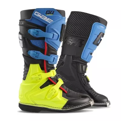 Παιδικές μπότες motocross GAERNE GX-J BLACK/BLUE/YELLOW