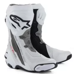 Μπότες μηχανής ALPINESTARS SUPERTECH R VENTED WHITE Μπότες μηχανής ALPINESTARS SUPERTECH R VENTED WHITE