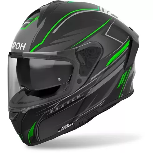 Κράνος μηχανής AIROH SPARK 2 SHADOW GREEN FULL FACE Κράνος μηχανής AIROH SPARK 2 SHADOW GREEN FULL FACE
