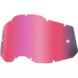 Ζελατίνα για μάσκα 100% Gen2 Racecraft2; Accuri2; Strata2 - pink iridium Ζελατίνα για μάσκα 100% Gen2 Racecraft2; Accuri2; Strata2 - pink iridium