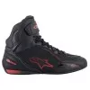 Μποτάκια μηχανής ALPINESTARS FASTER-3 DRYSTAR BLACK/RED FLUO