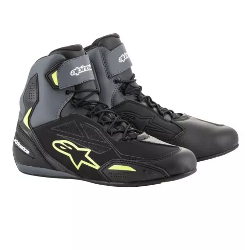 Μποτάκια μηχανής ALPINESTARS FASTER-3 DRYSTAR BLACK YELLOW FLUO Μποτάκια μηχανής ALPINESTARS FASTER-3 DRYSTAR BLACK YELLOW FLUO