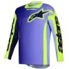 Μπλούζα μηχανής Alpinestars Racer Portl PURPLE/YELLOW