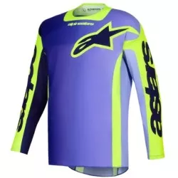 Μπλούζα μηχανής Alpinestars Racer Portl PURPLE/YELLOW Μπλούζα μηχανής Alpinestars Racer Portl PURPLE/YELLOW