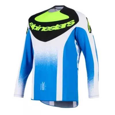 Μπλούζα motocross Alpinestars TECHSTAR KNIF BLUE/BLK/YL