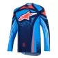 Μπλούζα μηχανής Alpinestars TECHSTAR NOMUR NAVY/ОRANGE/BLUE thumb