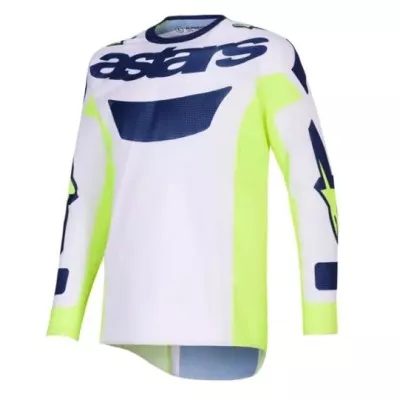 Μπλούζα motocross Alpinestars RACER AIR RIWAY GRAY?YELLOW/BLUE