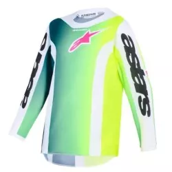 Παιδική μπλούζα motocross Alpinestars FLUID PORTL GREEN/WHITE/BLACK Παιδική μπλούζα motocross Alpinestars FLUID PORTL GREEN/WHITE/BLACK