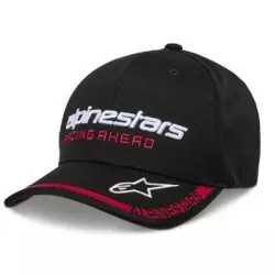 Καπέλο ALPINESTARS CRV BILL INDENT BLACK/RED Καπέλο ALPINESTARS CRV BILL INDENT BLACK/RED