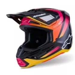 Κράνος μηχανής ALPINESTARS SM7 RISE BLK/YL/PINK Κράνος μηχανής ALPINESTARS SM7 RISE BLK/YL/PINK