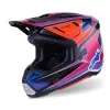 Κράνος μηχανής ALPINESTARS SM7 FUSE BLU/PU/PINK
