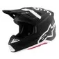 Κράνος μηχανής ALPINESTARS SM7 DASHER BLK/WHT thumb