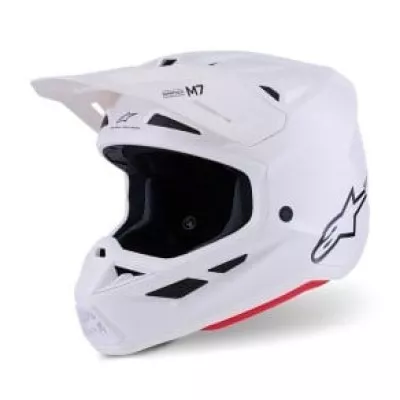 Κράνος μηχανής ALPINESTARS SM7 WHITE-GLOSS