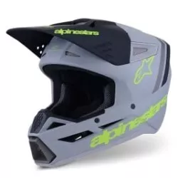 Κράνος motocross ALPINESTARS SM3 RADIUM GRAY/BLK/YL Κράνος motocross ALPINESTARS SM3 RADIUM GRAY/BLK/YL