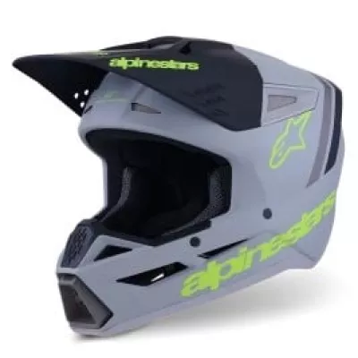 Κράνος motocross ALPINESTARS SM3 RADIUM GRAY/BLK/YL