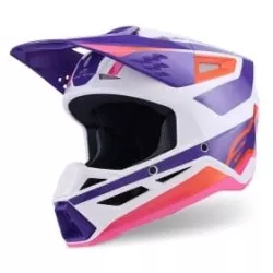 Κράνος μηχανής ALPINESTARS SM3 HEAT WHT/PU/PINK Κράνος μηχανής ALPINESTARS SM3 HEAT WHT/PU/PINK
